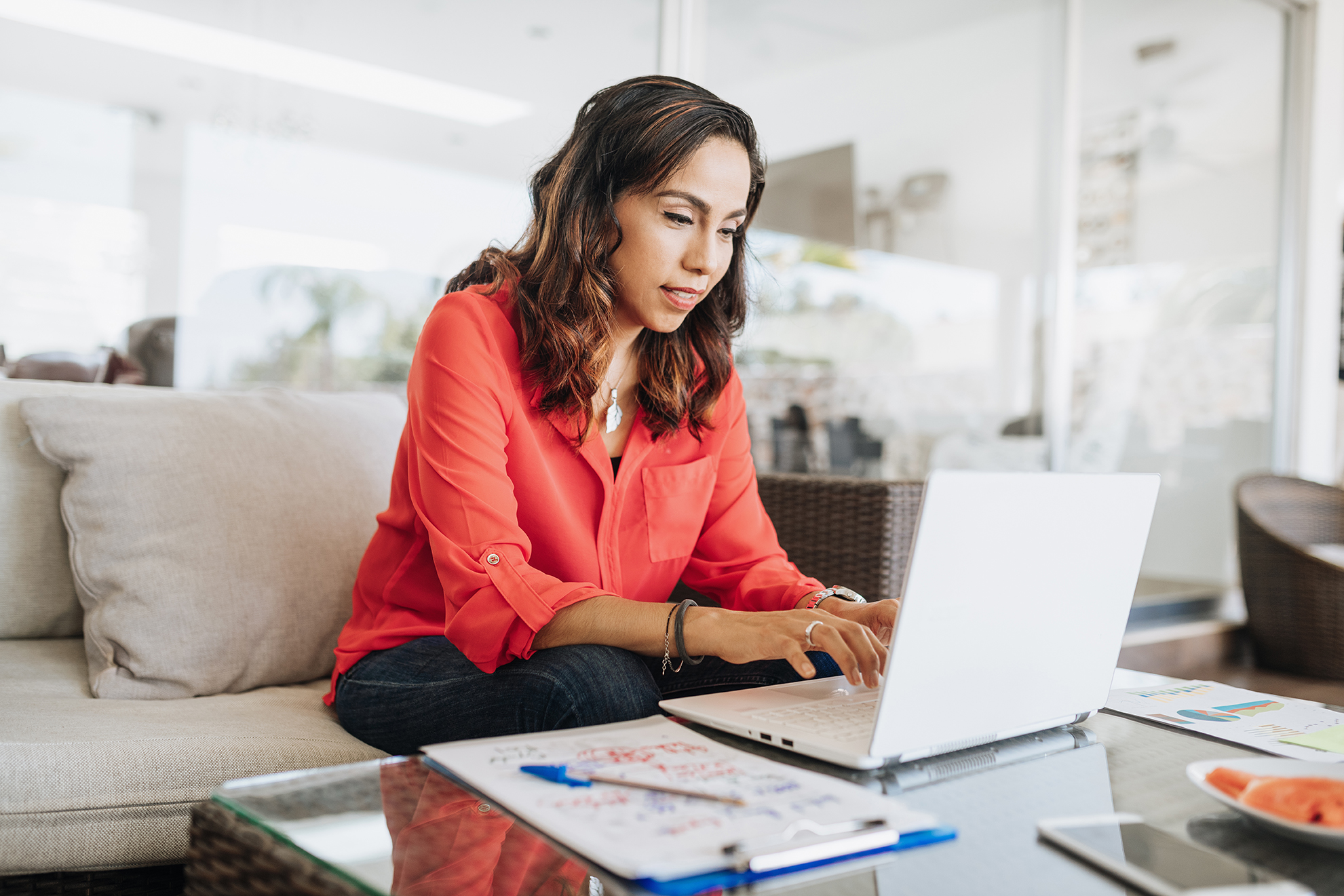 Portrait of mature Latina businesswoman